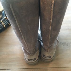 Tall grey UGG boots size 9